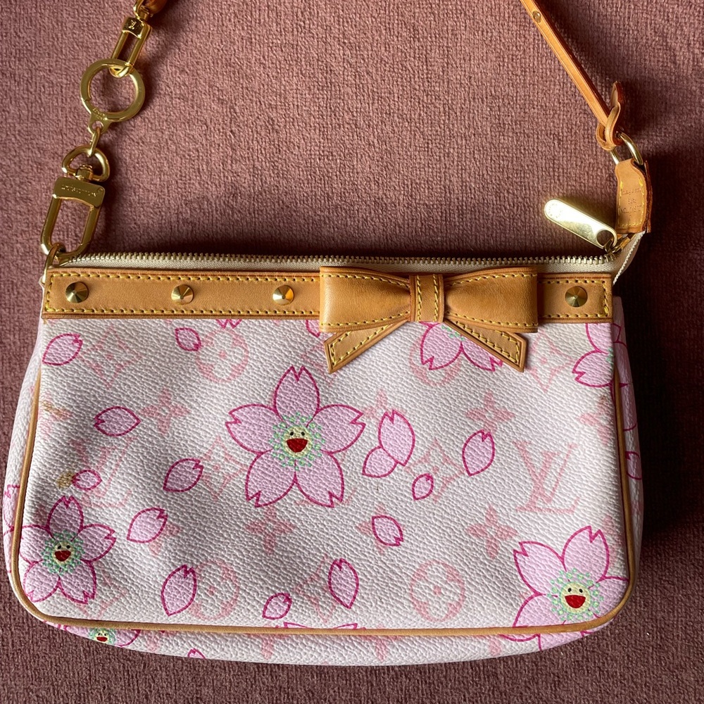 Louis Vuitton Murakami cherry blossom pochette